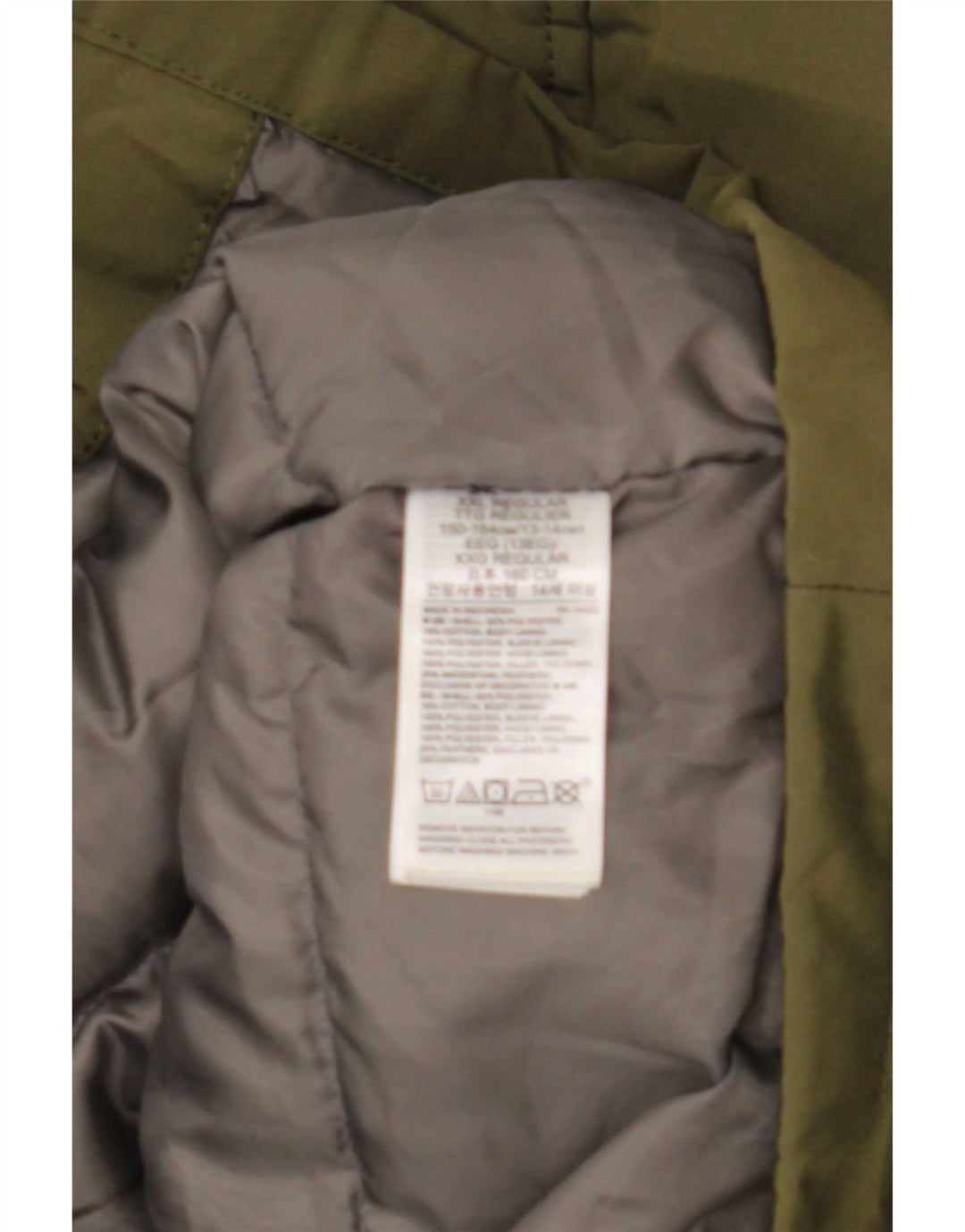 Parka à capuche Gap Garçon 13-14 ans Kaki Polyester