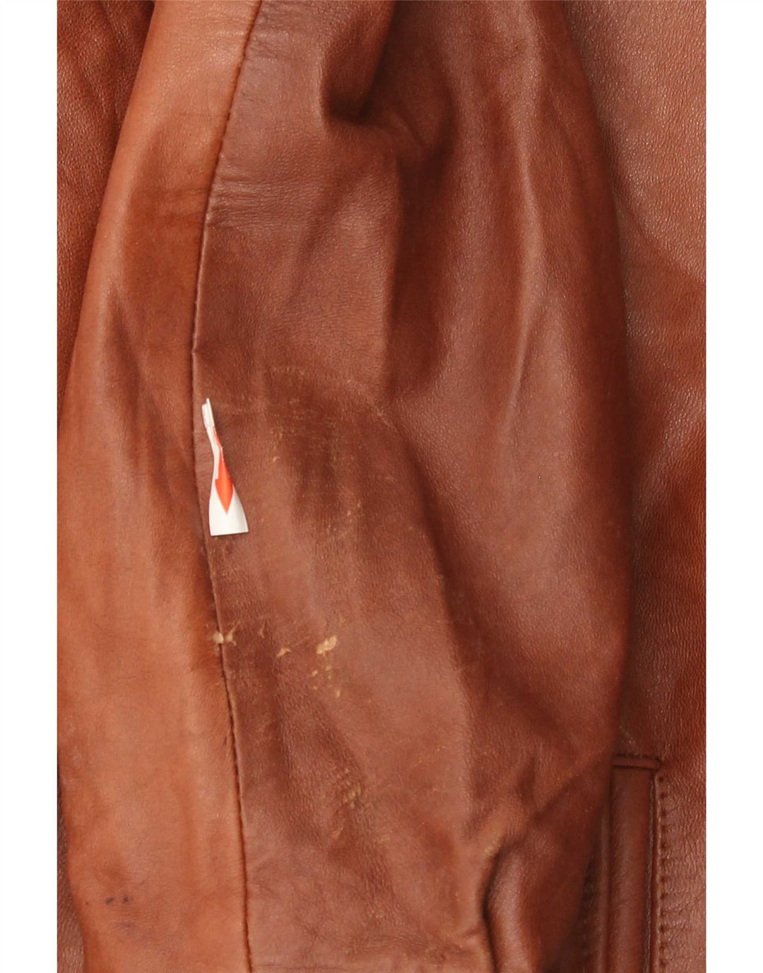 Veste en cuir Bomber homme vintage UK 42 XL Marron