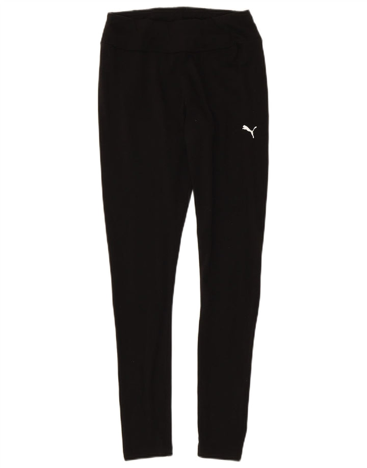 Puma Leggings pour femme UK 8 Small Noir Coton