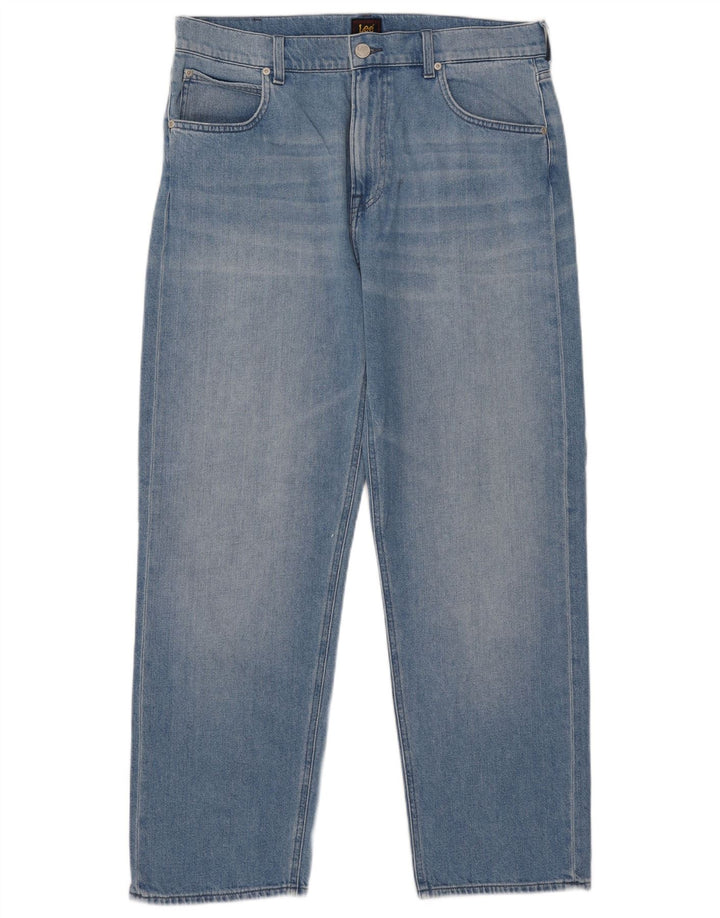 Lee Jean Droit Femme W34 L29 Bleu Coton