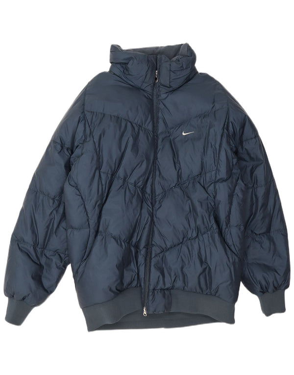 Nike Veste matelassée pour homme UK 47/48 2XL Bleu marine Nylon
