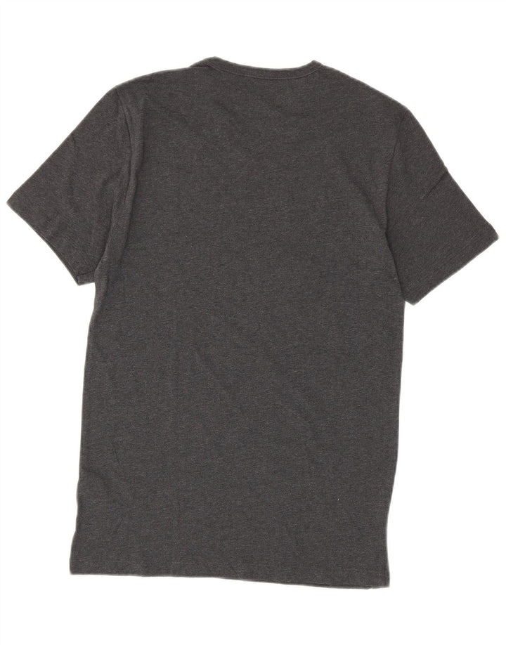 Hugo Boss Homme T-Shirt Top Petit Gris Coton
