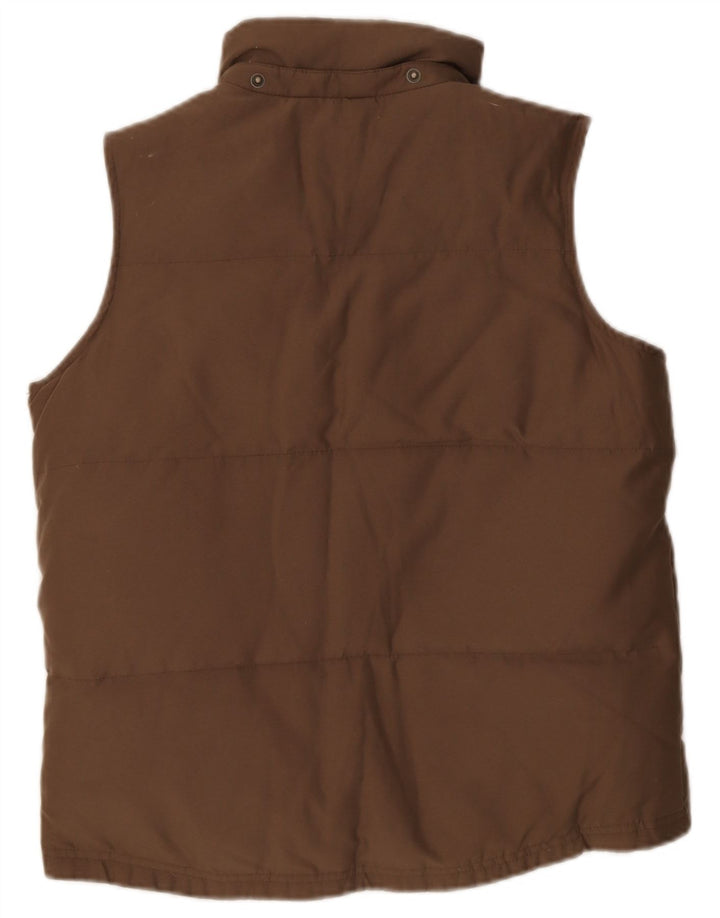 Crew Clothing Gilet rembourré pour femme UK 8 Small Marron Polyester
