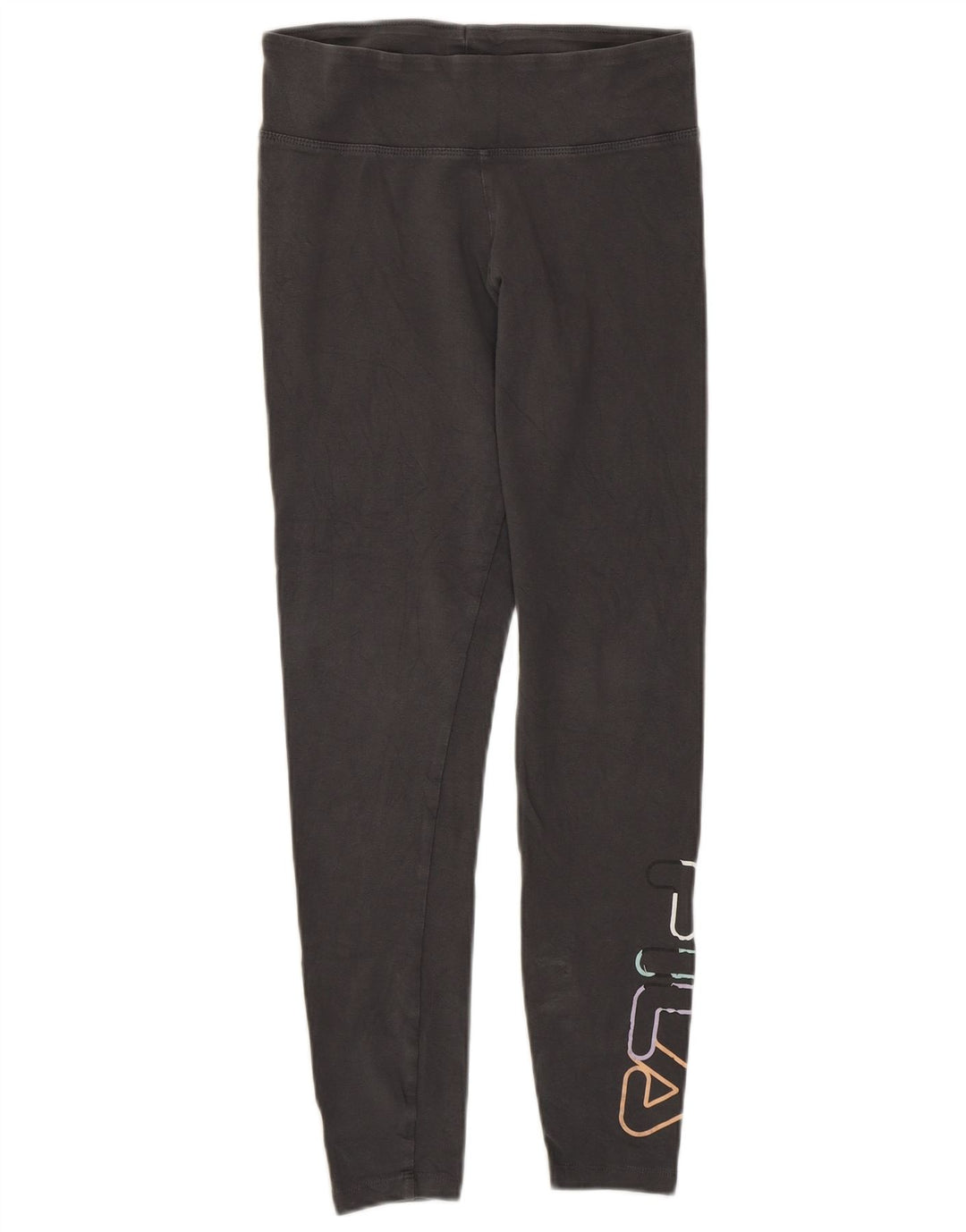 Fila Leggings graphiques pour femmes UK 10 petit coton gris