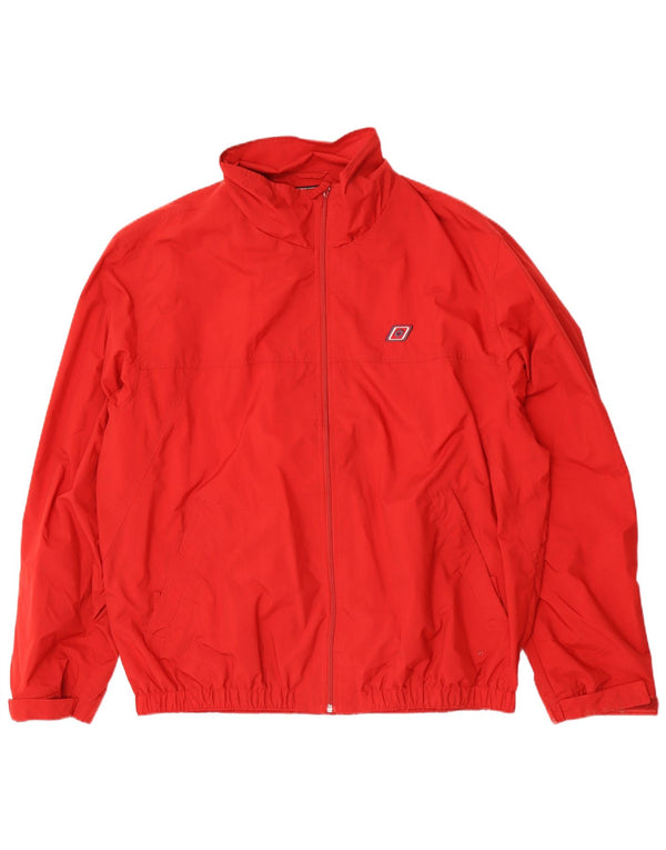 Lotto Veste de Pluie Homme UK 46 3XL Rouge Nylon