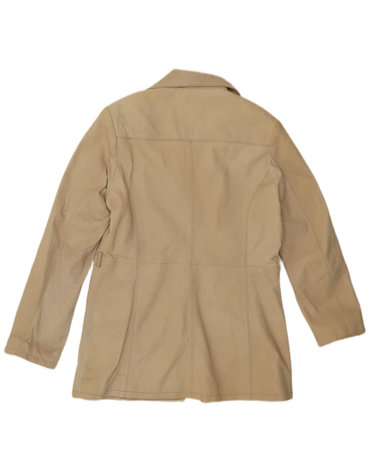 CONBIPEL Manteau en Cuir Femme IT 48 XL Cuir Beige