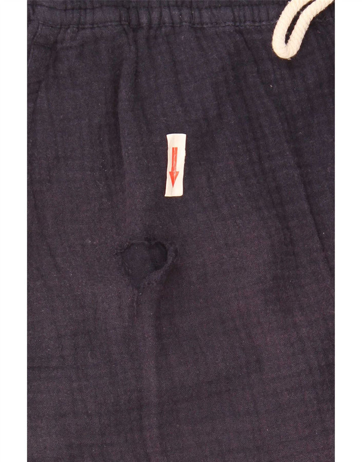 Zara Short Sport Homme Bleu Marine Moyen Coton