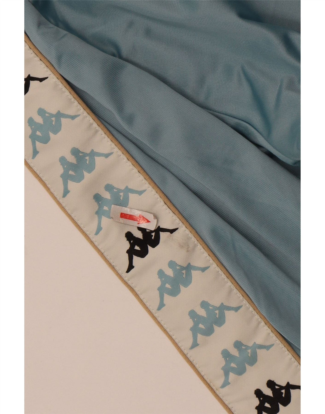 Kappa Veste de Survêtement Graphique Homme Bleu Moyen Polyester Colorblock
