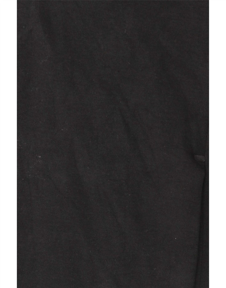 Nike Pull à capuche zippé pour homme Petit coton noir