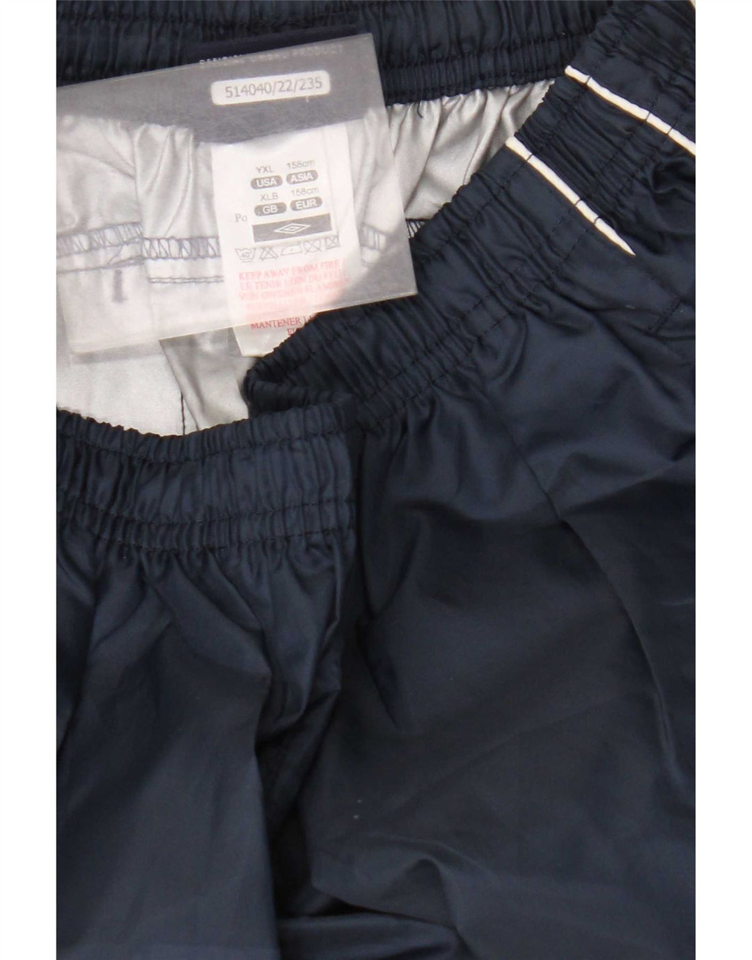 Umbro Pantalon imperméable graphique garçon 13-14 ans XL bleu marine Polyester