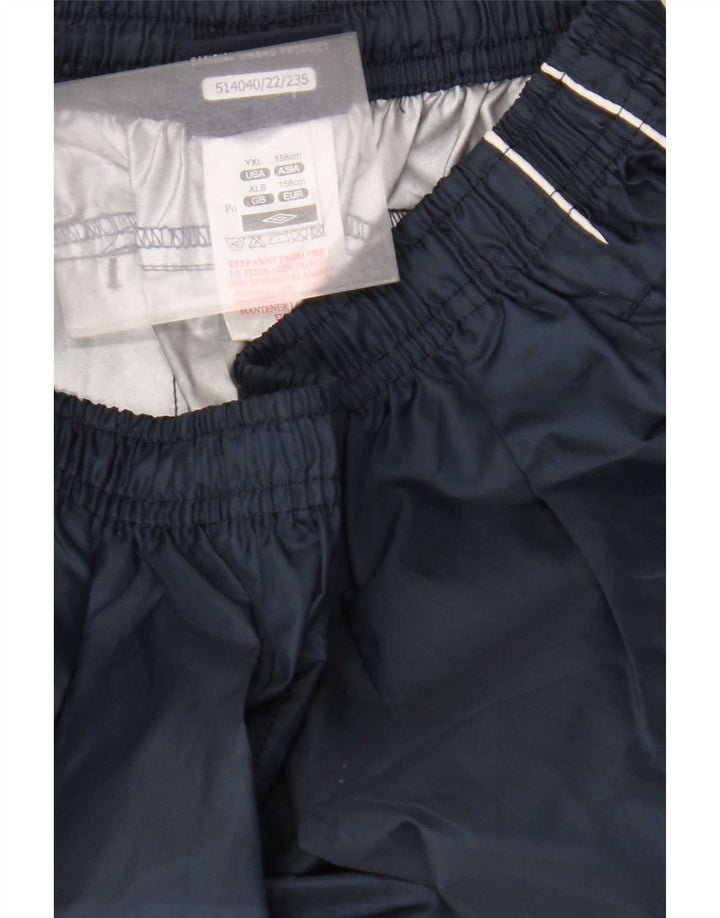 Umbro Pantalon imperméable graphique garçon 13-14 ans XL bleu marine Polyester
