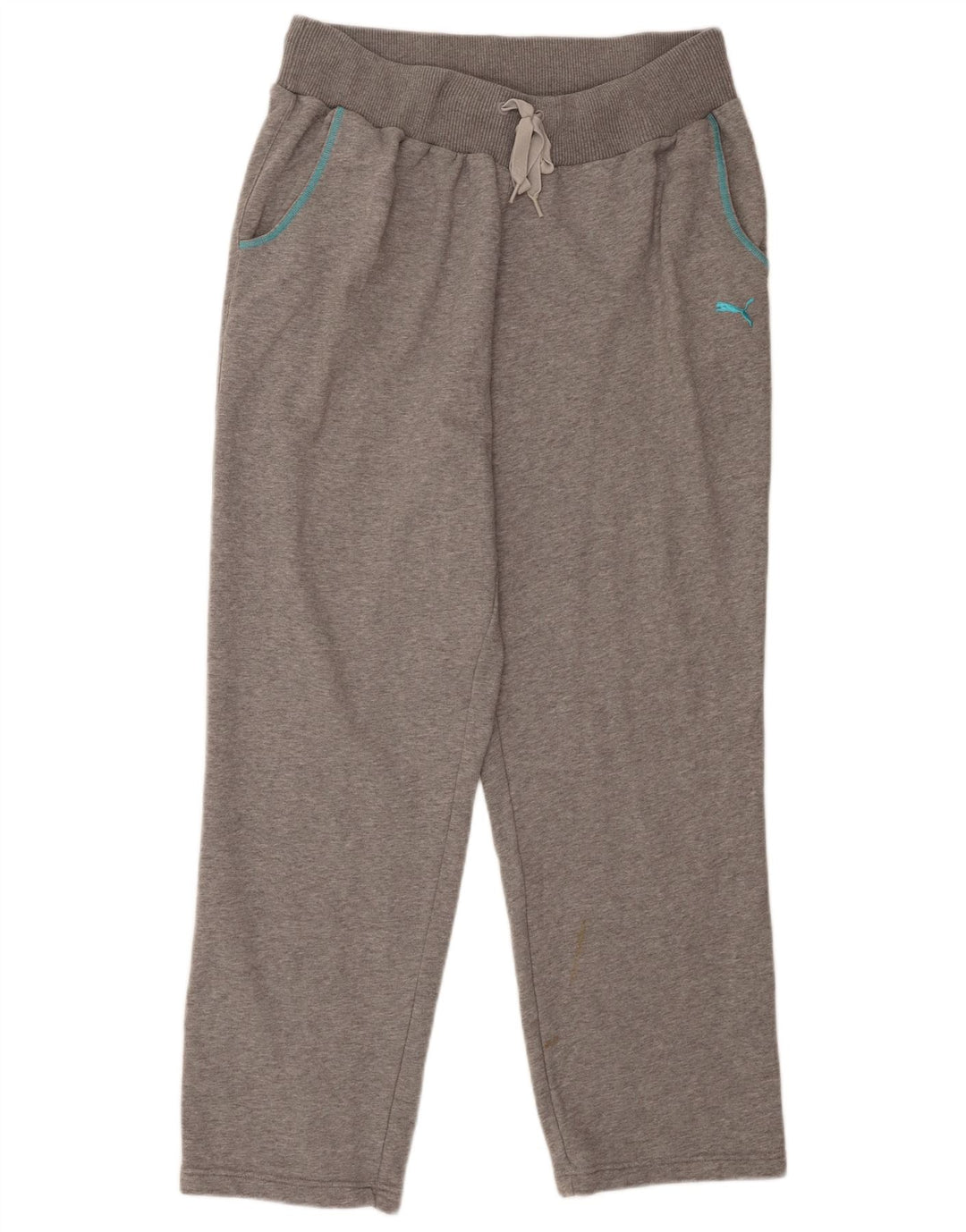 PUMA Mens Tracksuit Trousers 2XL Grey Cotton
