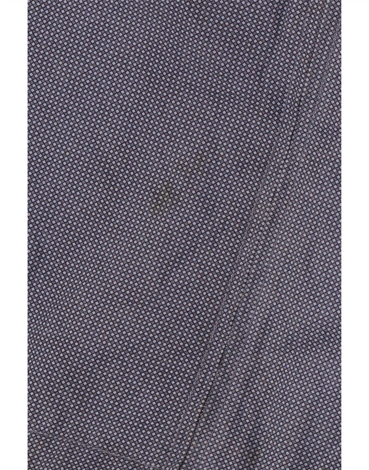 MARKS & SPENCER Veste Bomber Homme UK 38 Bleu Moyen Coton Tacheté
