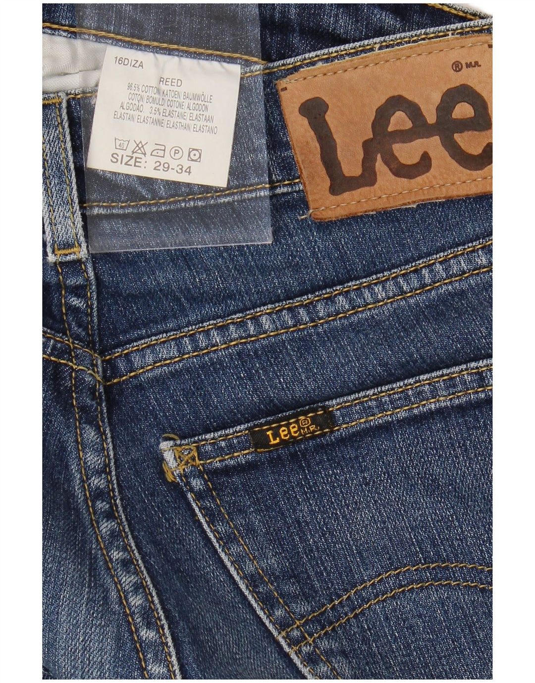 LEE Jean Bootcut Homme REED W29 L34 Bleu Coton
