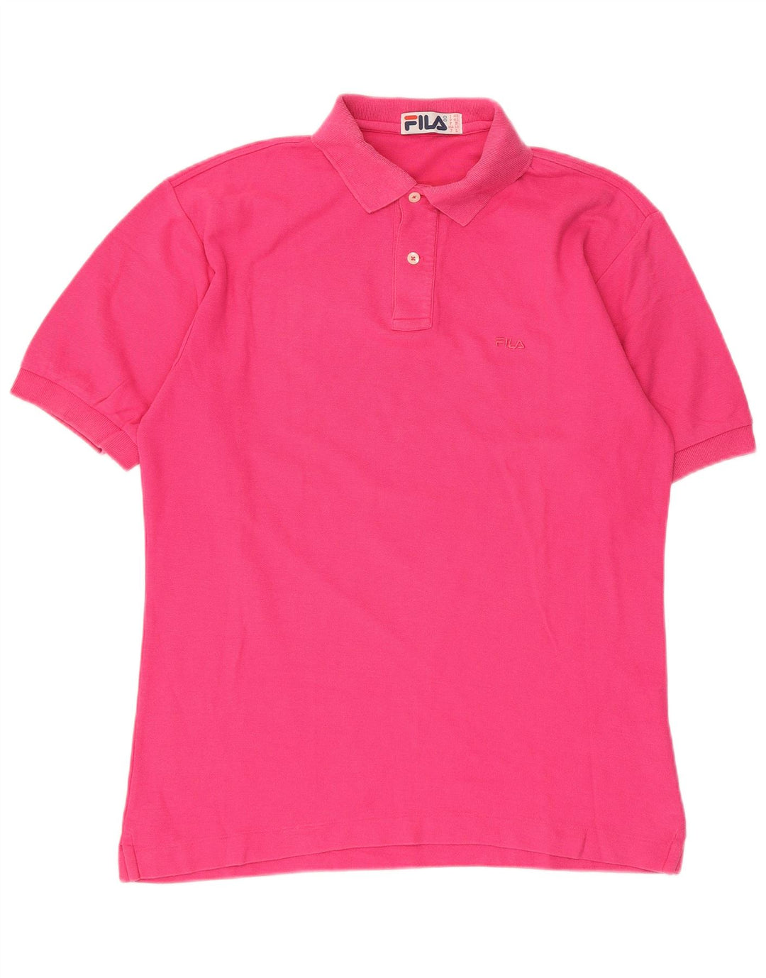 Fila Polo Homme IT 48 Rose Moyen Coton