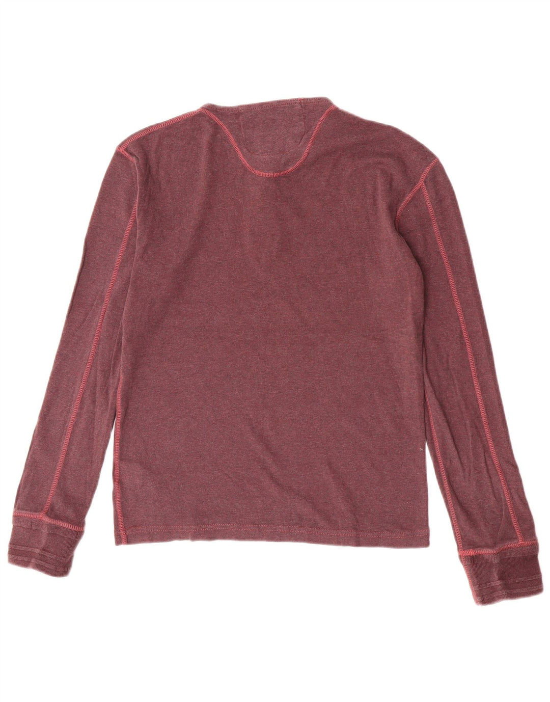 Superdry Haut coupe slim à manches longues en coton marron grand homme