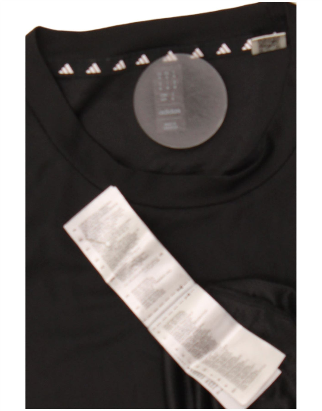 Adidas T-Shirt Homme Haut Moyen Noir Polyester Sports