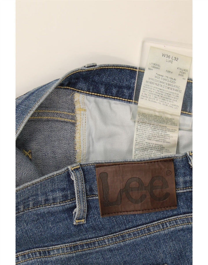 Lee Jean Slim Luke W36 L32 Homme Bleu Coton