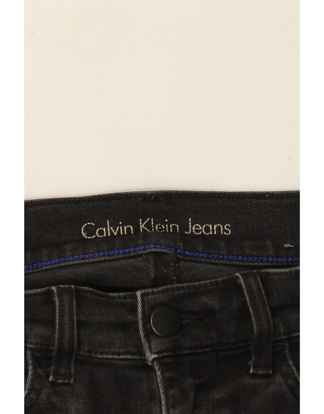 CALVIN KLEIN Jean Skinny Femme W26 L29 Noir