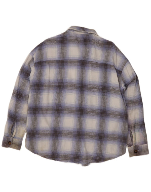 Hollister Chemise Boyfriend Fit Flannel Femme Plaid Multicolore Moyen