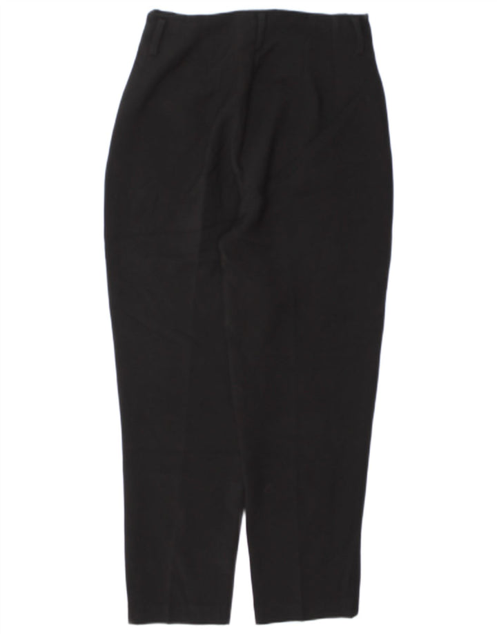 Zara Pantalon décontracté fuselé pour femme Medium W28 L27 Noir Polyester
