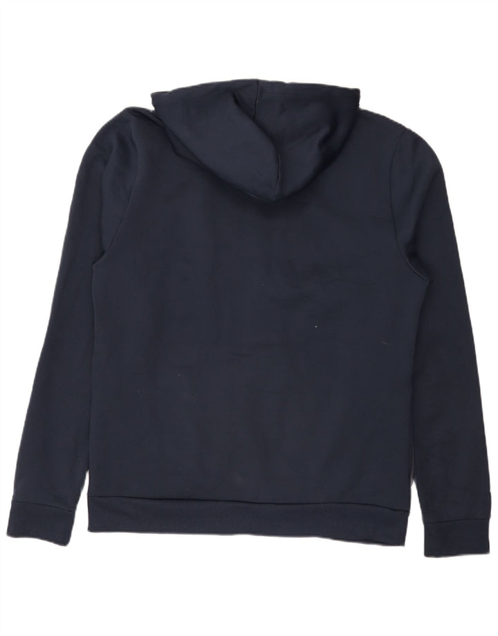 Tommy Hilfiger Pull à capuche zippé graphique pour hommes Grand bleu marine Polyester