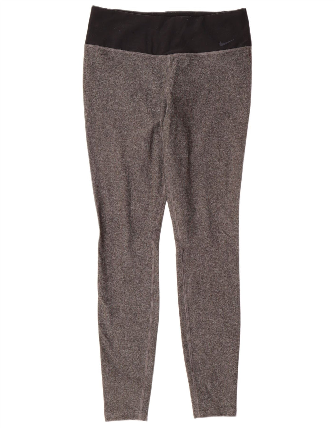 NIKE Legging Dri Fit pour femme UK 12 Polyester color block gris moyen