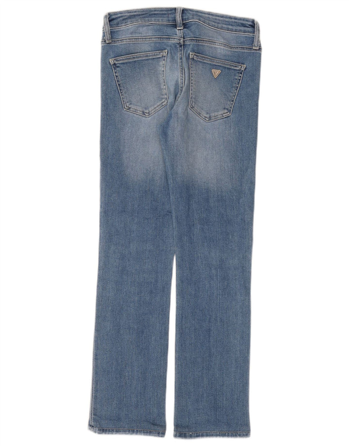 Guess Jean Droit Femme W27 L28 Bleu Coton