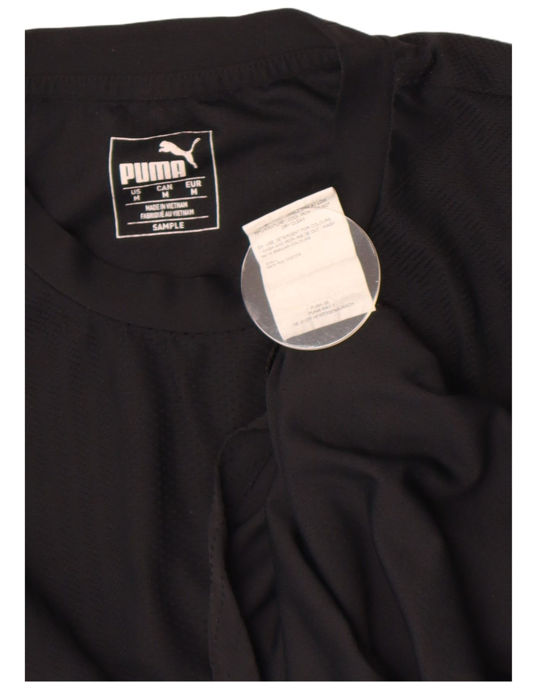 Puma T-Shirt Homme Noir Moyen Polyester