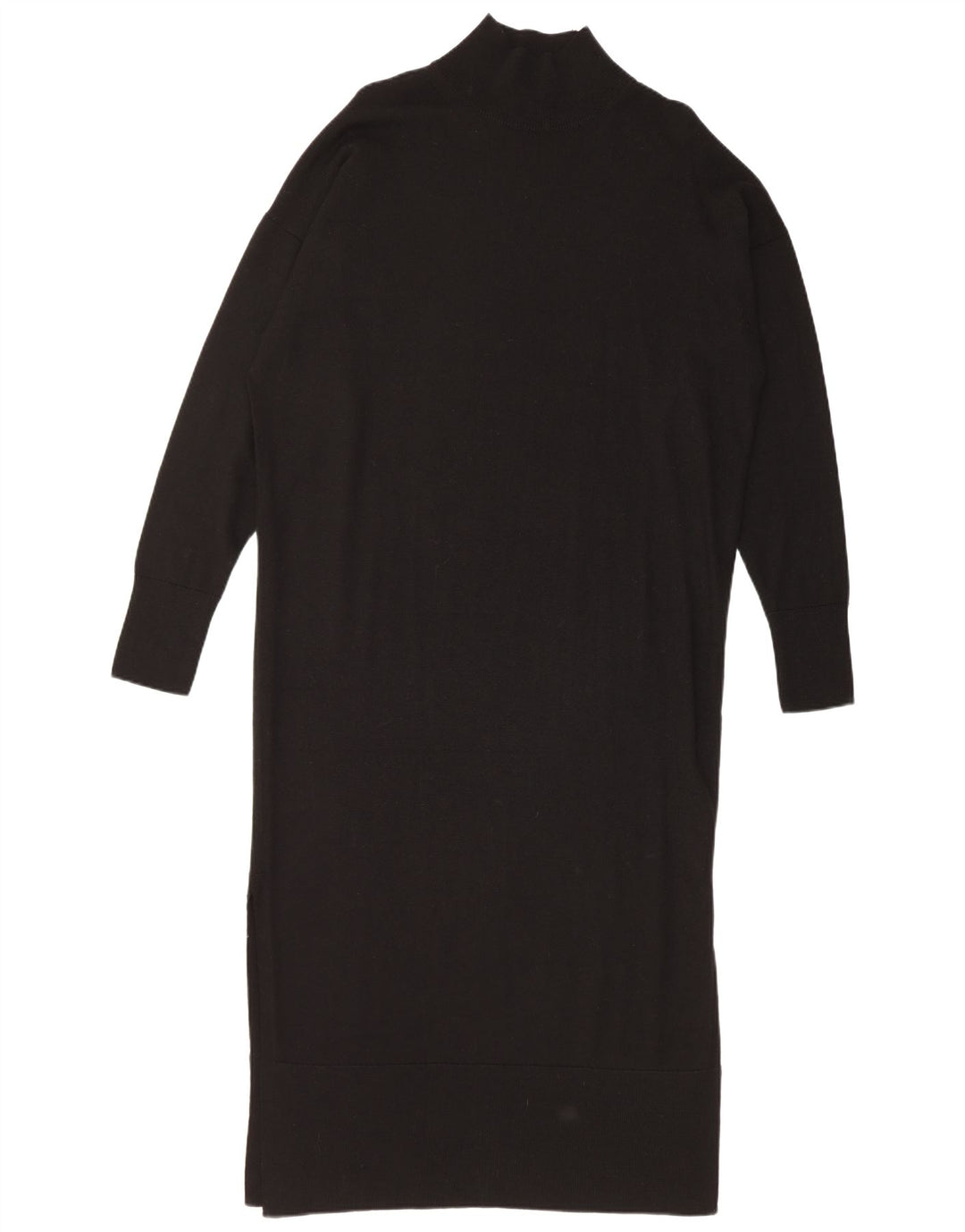 Cos Robe pull maxi surdimensionnée pour femme UK 10 Petite laine noire