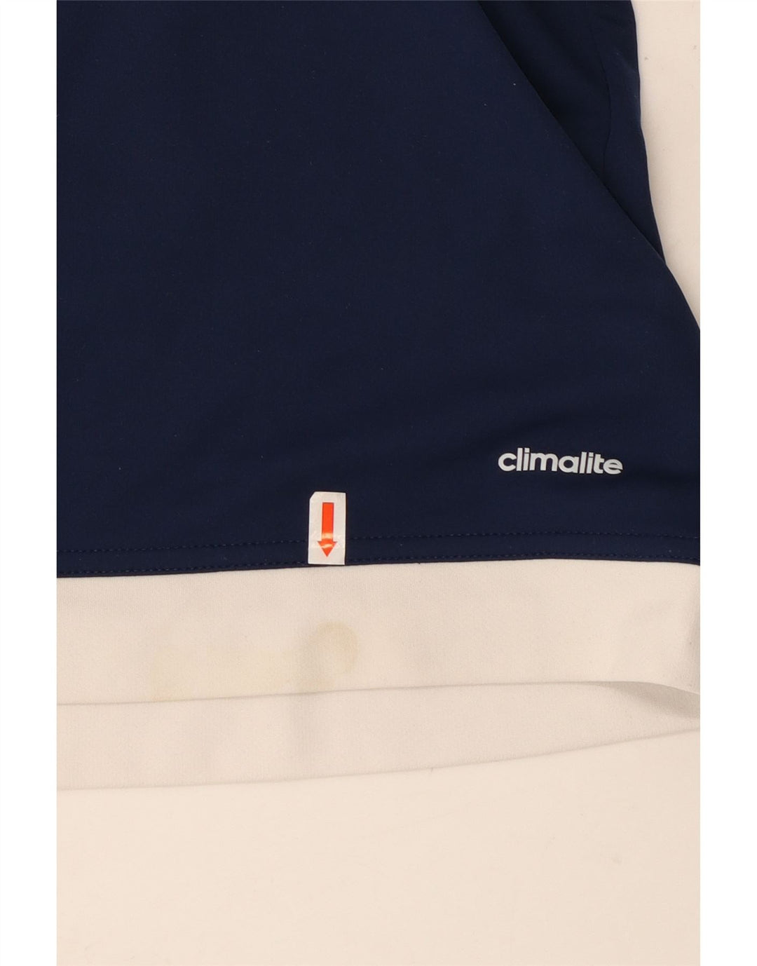 ADIDAS T-Shirt Climalite Homme Bleu Marine Moyen Polyester Colorblock