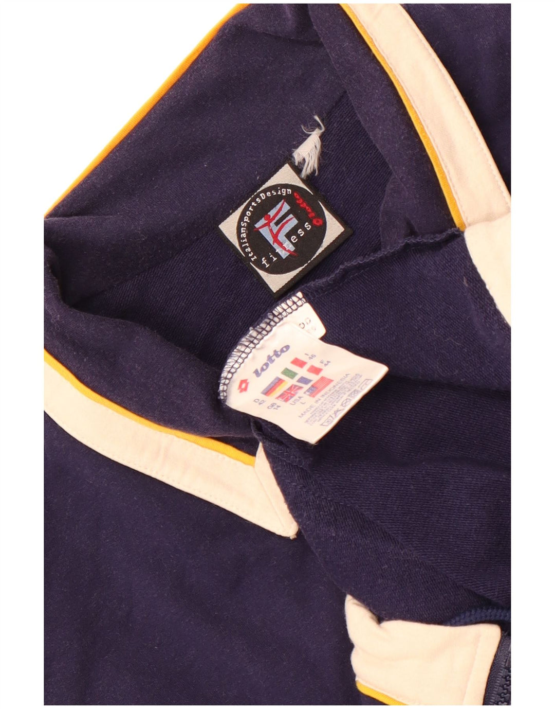 Lotto Veste de survêtement pour femme UK 14 Large Bleu marine Coton