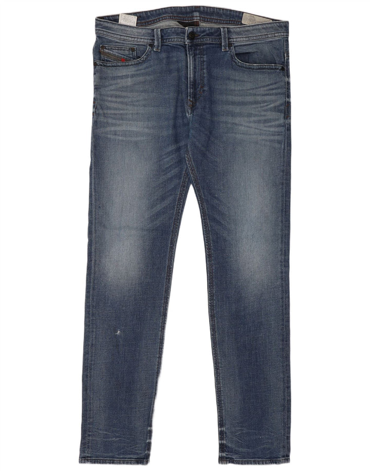 Diesel Jean Slim Thavar W38 L34 Homme Bleu Coton