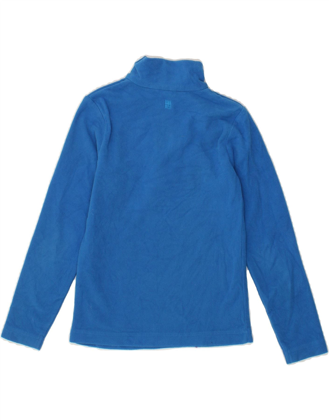 MOUNTAIN WAREHOUSE Boys Zip Neck Fleece Jumper 5-6 Years Blue Vintage Mountain Warehouse and Second-Hand Mountain Warehouse from Messina Hembry 