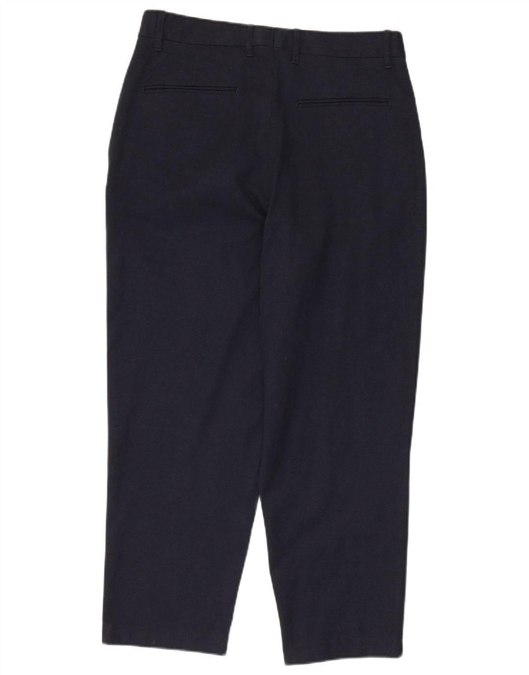 Zara Pantalon court homme EU 38 Small W30 L25 Bleu marine Polyester