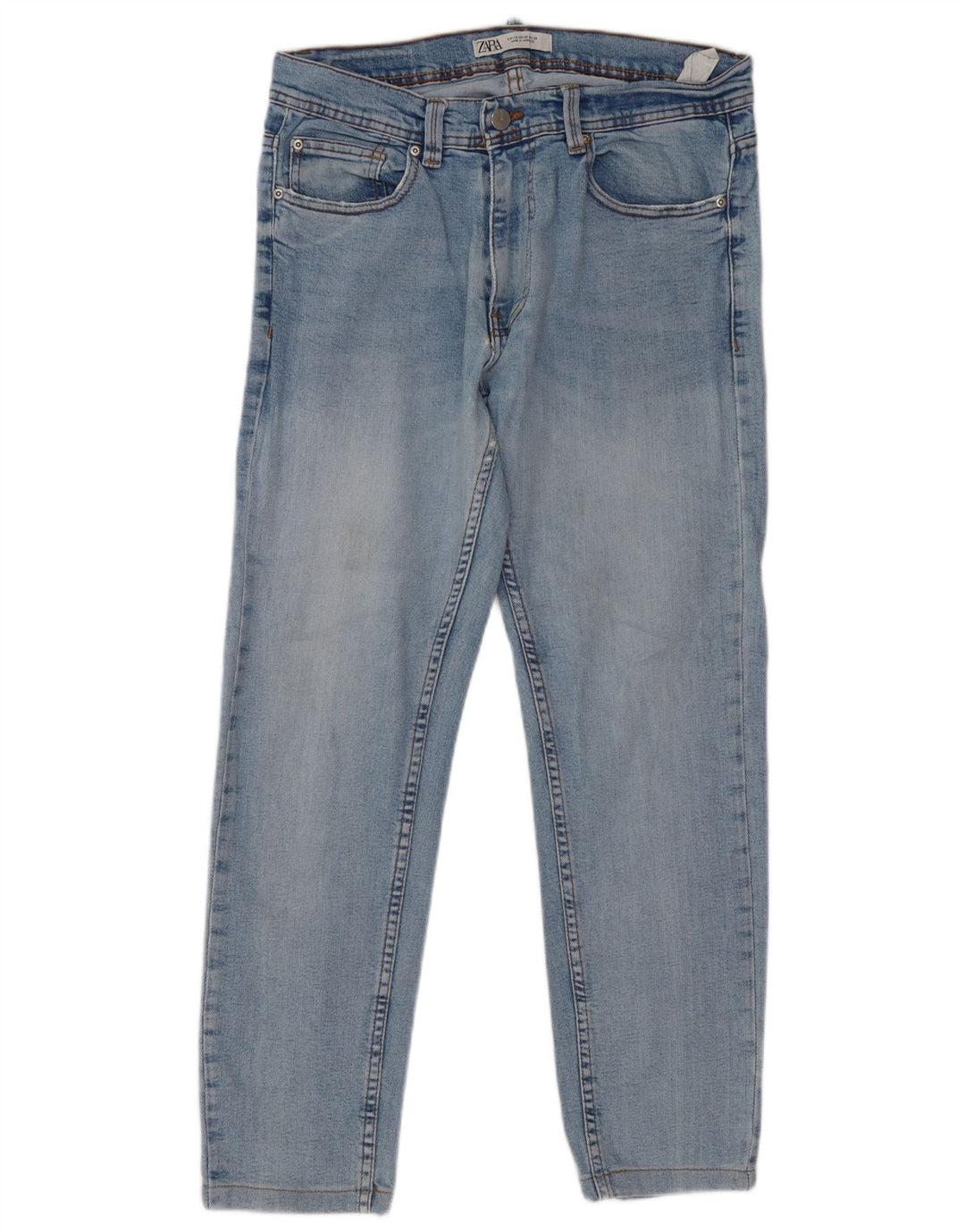 Zara Jean slim pour homme EU 42 Large W32 L28 Bleu