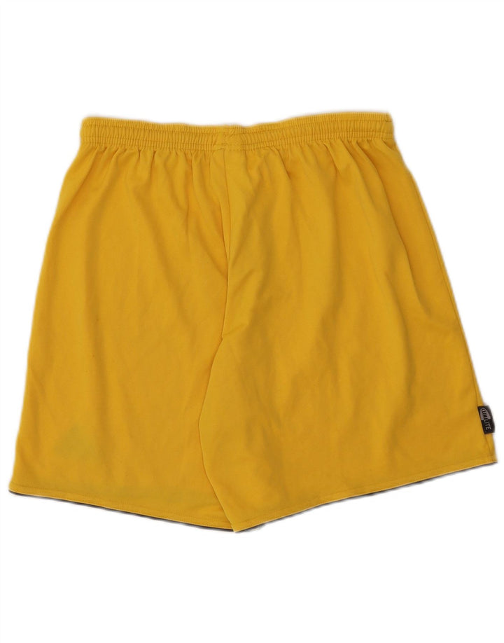 Adidas Short de Sport Climalite Homme Jaune Moyen Polyester