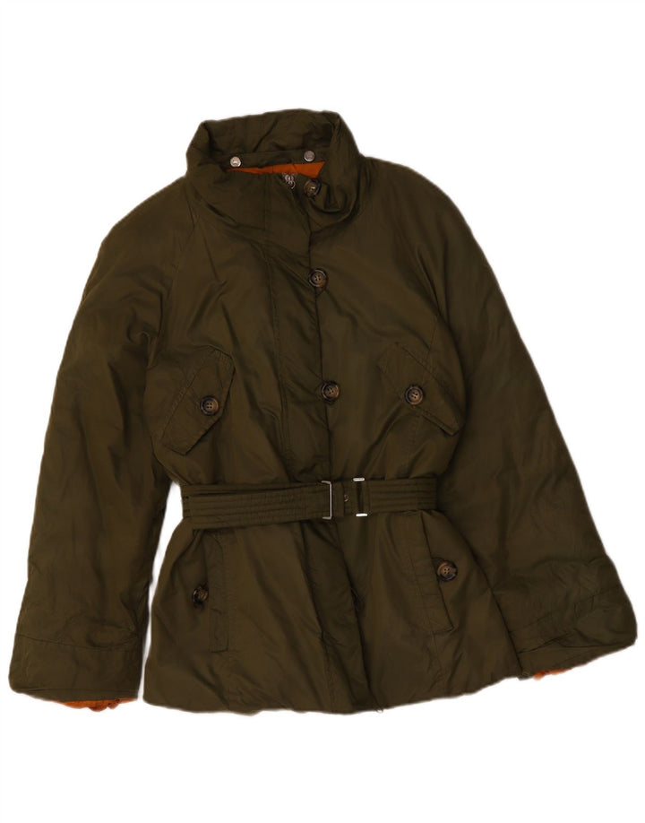 Max Mara Veste matelassée Weekend pour femme UK 14 Kaki moyen Polyester