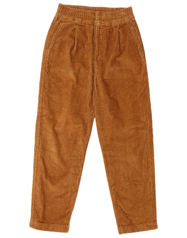 Gap Womens Pegged Corduroy Trousers XS W25 L26 Brown Cotton