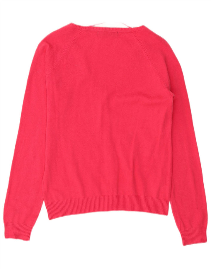 Zara Cardigan Femme Pull UK 14 Large Rose