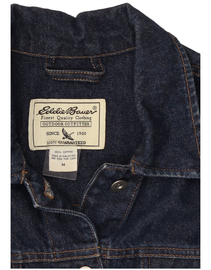 Eddie Bauer Veste en jean pour femme UK 14 Coton bleu marine moyen