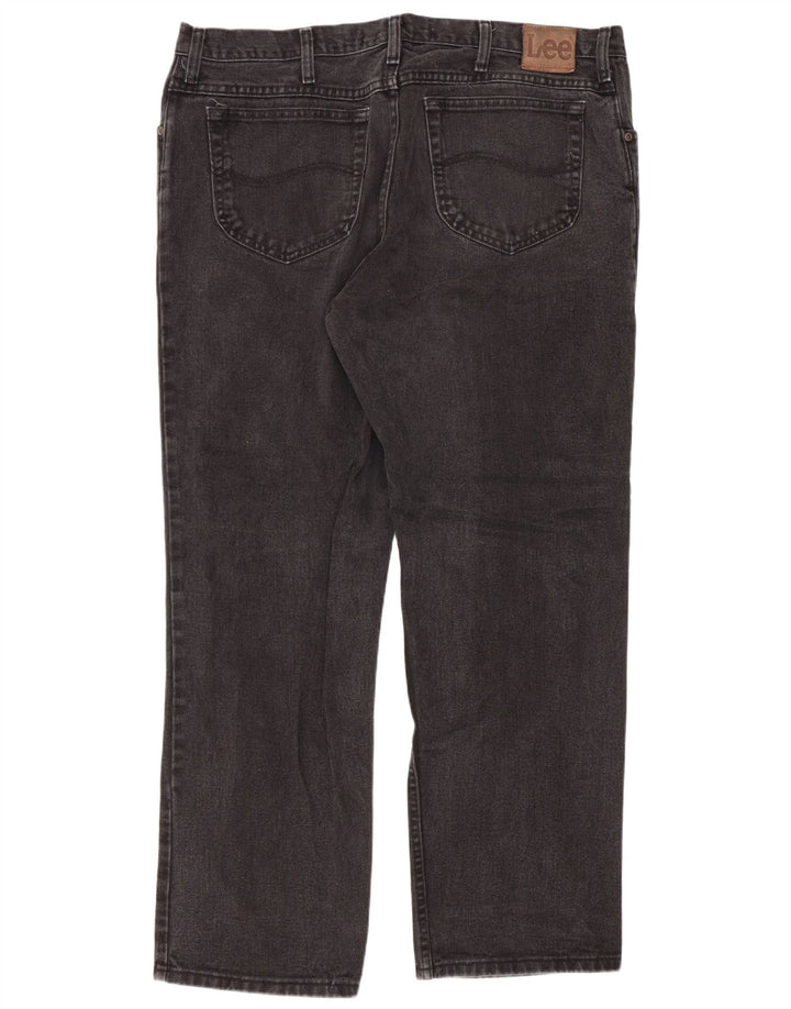Lee Jean droit coupe droite homme W40 L30 coton noir