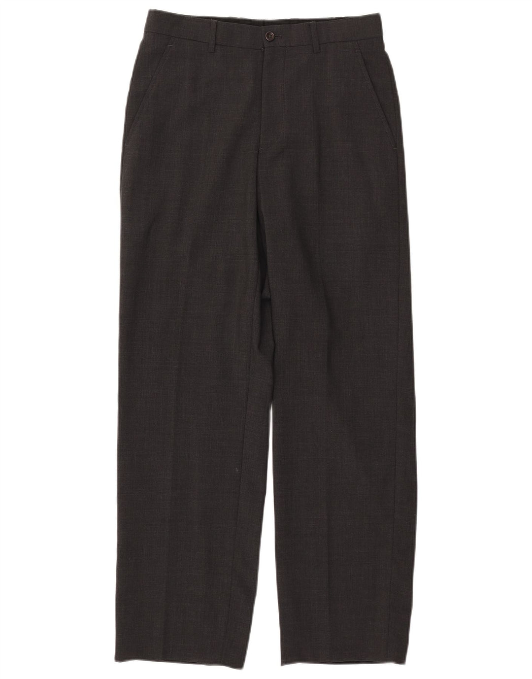 ARMANI Pantalon Chino Droit Homme IT 44 XS W29 L30 Gris Laine