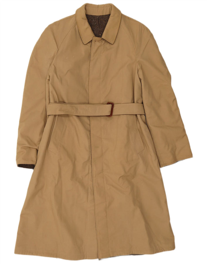 Diolen Manteau réversible pour homme UK 36 Petit Kaki Laine Vierge