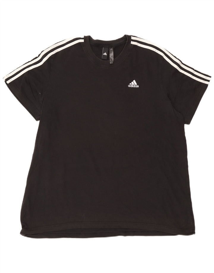 Adidas T-Shirt Homme Top 2XL Coton Noir