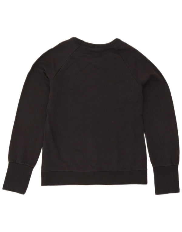 Adidas Sweat-shirt pour femme UK 12 Bleu marine moyen en coton
