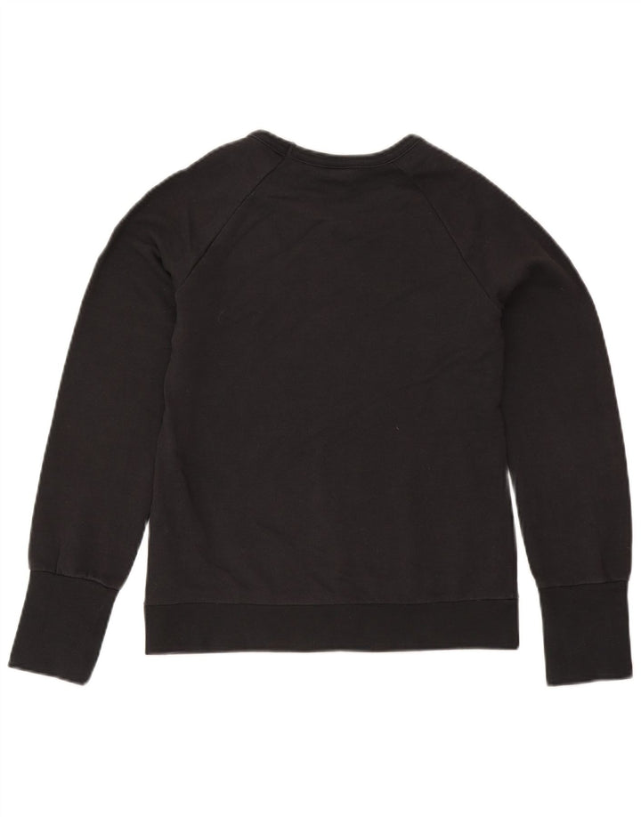 Adidas Sweat-shirt pour femme UK 12 Bleu marine moyen en coton