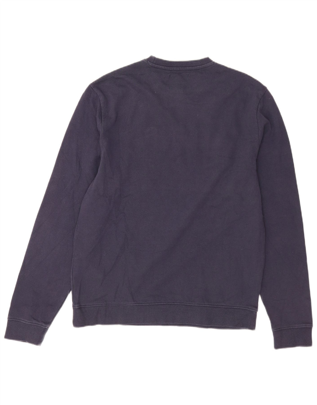 Guess Sweat-Shirt Graphique Homme Bleu Marine Moyen Coton