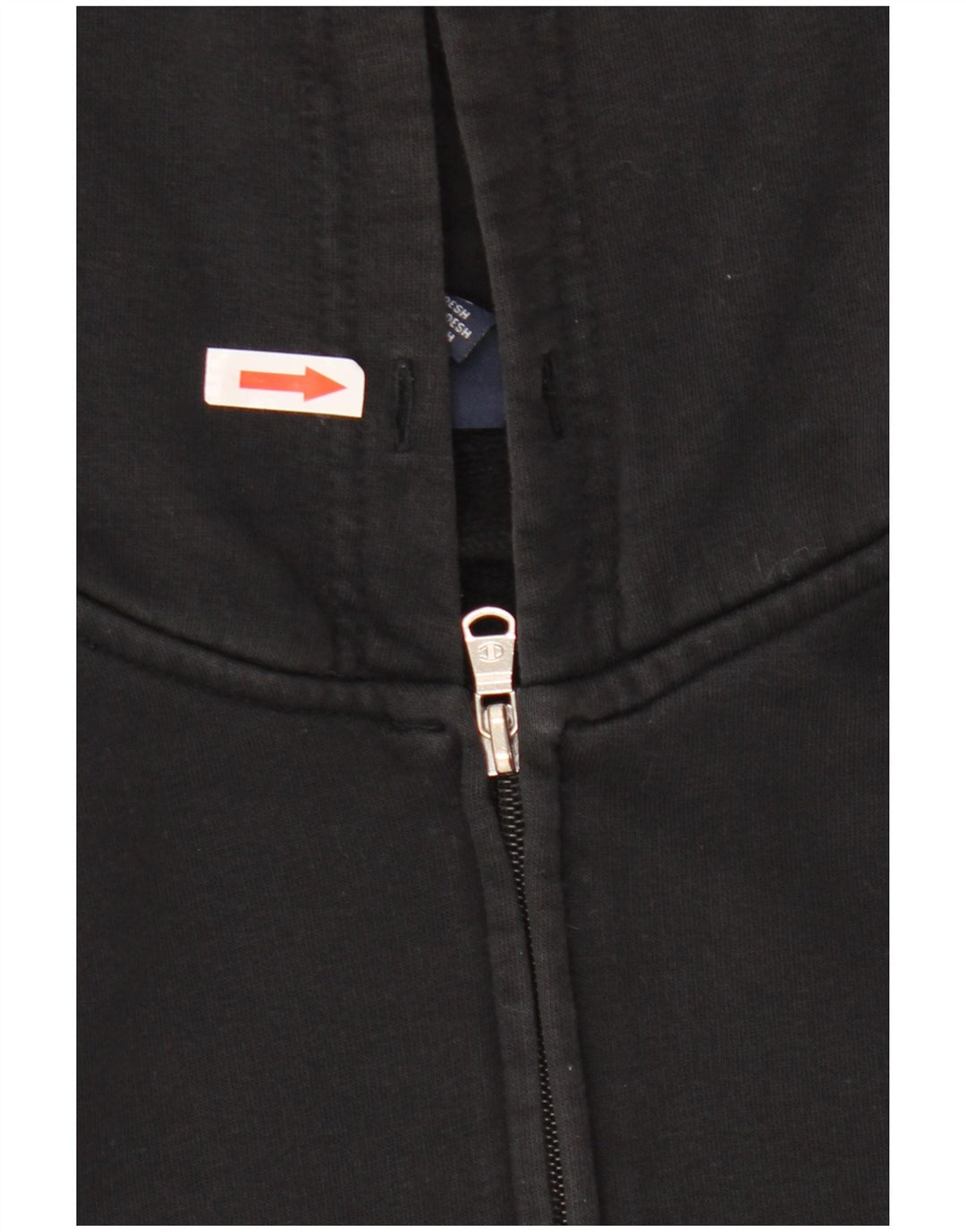 Champion Pull à capuche zippé pour homme Grand coton noir