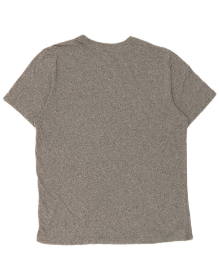 Nike T-Shirt Homme Gris Moyen Coton